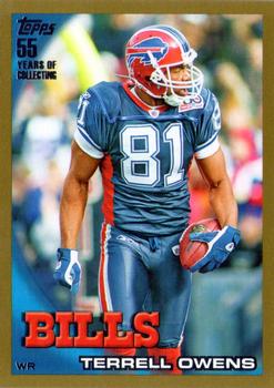 2010 Topps - Gold #430 Terrell Owens Front