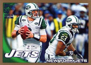 2010 Topps - Gold #97 New York Jets Front