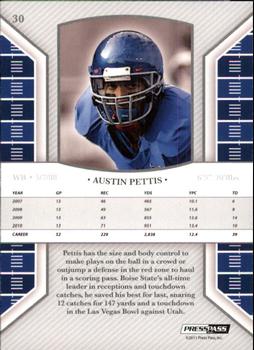 2011 Press Pass Legends #30 Austin Pettis Back