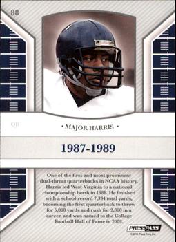 2011 Press Pass Legends #88 Major Harris Back