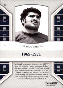 2011 Press Pass Legends #90 Franco Harris Back