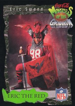 1994 Coca-Cola Monsters of the Gridiron #1 Eric Swann Front