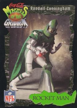 1994 Coca-Cola Monsters of the Gridiron #24 Randall Cunningham Front