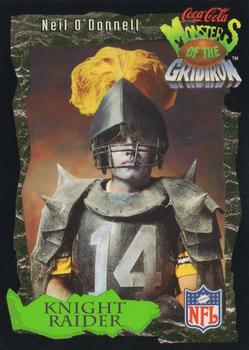 1994 Coca-Cola Monsters of the Gridiron #25 Neil O'Donnell Front