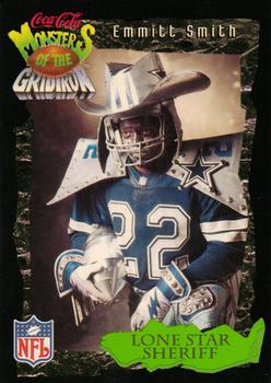 1994 Coca-Cola Monsters of the Gridiron #8 Emmitt Smith Front