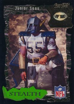 1994 Coca-Cola Monsters of the Gridiron - Gold #26 Junior Seau Front