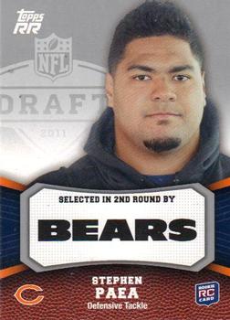 2011 Topps Rising Rookies #118 Stephen Paea Front