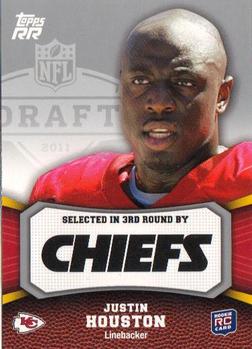 2011 Topps Rising Rookies #159 Justin Houston Front
