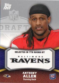 2011 Topps Rising Rookies #176 Anthony Allen Front