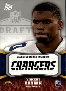2011 Topps Rising Rookies #149 Vincent Brown Front