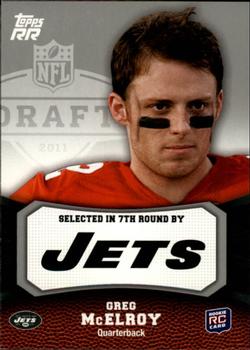 2011 Topps Rising Rookies #164 Greg McElroy Front