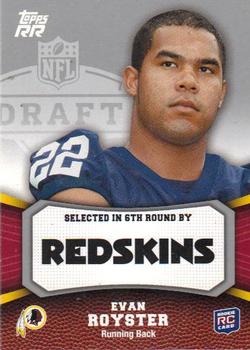 2011 Topps Rising Rookies #191 Evan Royster Front