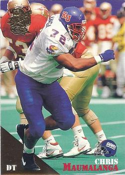 1994 Classic NFL Draft - Gold #27 Chris Maumalanga Front