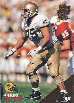 1994 Classic NFL Draft - Gold #39 Aaron Taylor Front