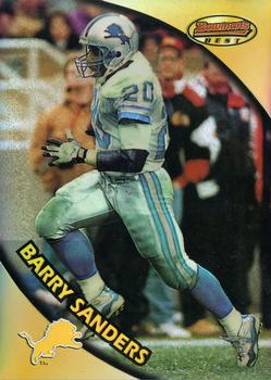 1997-98 Bowman's Best Jumbos - Refractors #2 Barry Sanders Front