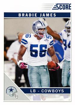 2011 Score #75 Bradie James Front