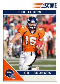 2011 Score #92 Tim Tebow Front