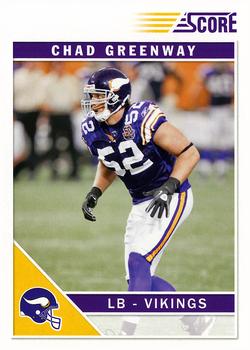 2011 Score #160 Chad Greenway Front