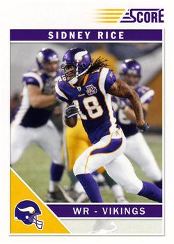2011 Score #164 Sidney Rice Front