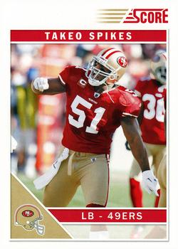 2011 Score #252 Takeo Spikes Front