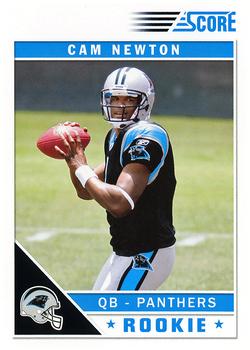2011 Score #315 Cam Newton Front