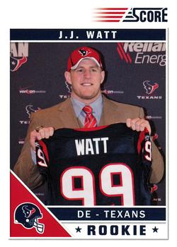 2011 Score #340 J.J. Watt Front