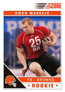2011 Score #370 Owen Marecic Front