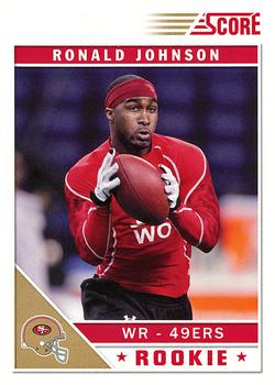 2011 Score #382 Ronald Johnson Front