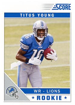 2011 Score #395 Titus Young Front