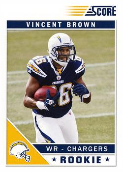 2011 Score #399 Vincent Brown Front