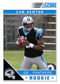 2011 Score #315 Cam Newton Front