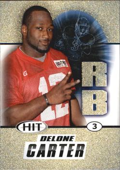 2011 SAGE HIT - Gold #2 Delone Carter Front