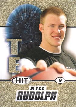 2011 SAGE HIT - Gold #9 Kyle Rudolph Front