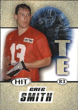 2011 SAGE HIT - Gold #16 Greg Smith Front
