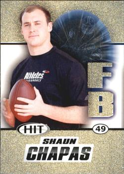 2011 SAGE HIT - Gold #29 Shaun Chapas Front