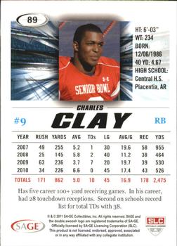 2011 SAGE HIT - Gold #89 Charles Clay Back