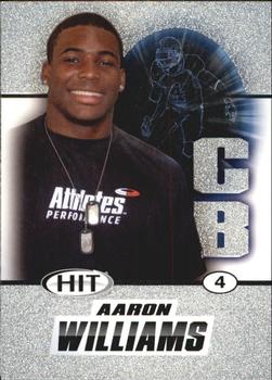 2011 SAGE HIT - Silver #4 Aaron Williams Front