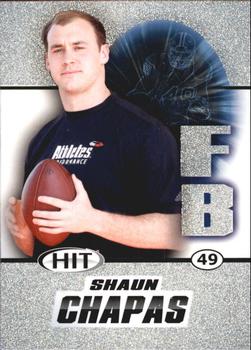 2011 SAGE HIT - Silver #29 Shaun Chapas Front