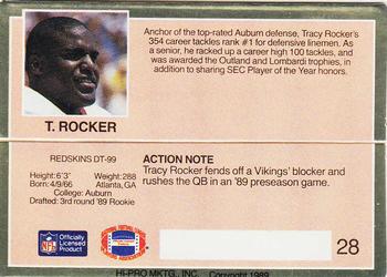 1989 Action Packed Test #28 Tracy Rocker Back