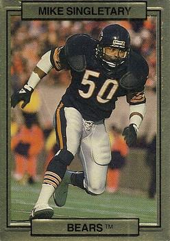 1989 Action Packed Test #9 Mike Singletary Front