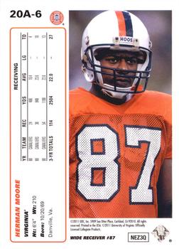2011 Upper Deck - 20th Anniversary #20A-6 Herman Moore Back