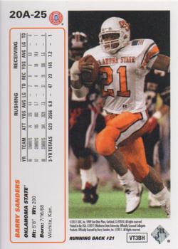 2011 Upper Deck - 20th Anniversary #20A-25 Barry Sanders Back