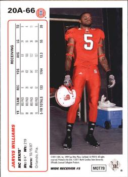 2011 Upper Deck - 20th Anniversary #20A-66 Jarvis Williams Back