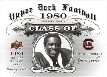 2011 Upper Deck - Class Of #CO-9 George Rogers Front