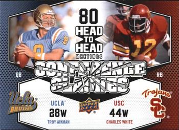 2011 Upper Deck - Conference Clashes #CC-7 Charles White / Troy Aikman Front