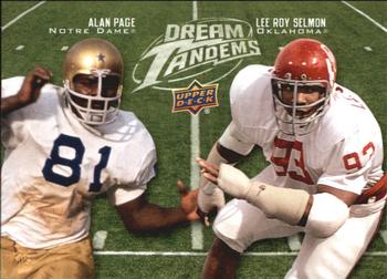 2011 Upper Deck - Dream Tandems #DT-3 Lee Roy Selmon / Alan Page Front