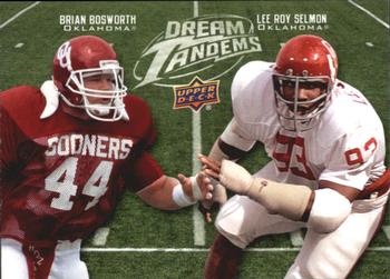 2011 Upper Deck - Dream Tandems #DT-17 Brian Bosworth / Lee Roy Selmon Front