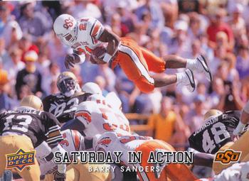 2011 Upper Deck - Saturday in Action #SIA-4 Barry Sanders Front