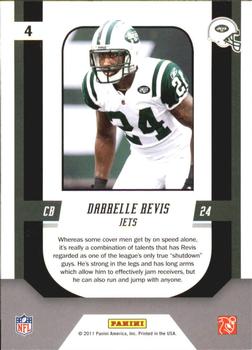 2011 Score - Complete Players Glossy #4 Darrelle Revis Back