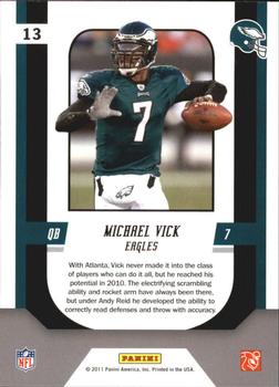 2011 Score - Complete Players Glossy #13 Michael Vick Back
